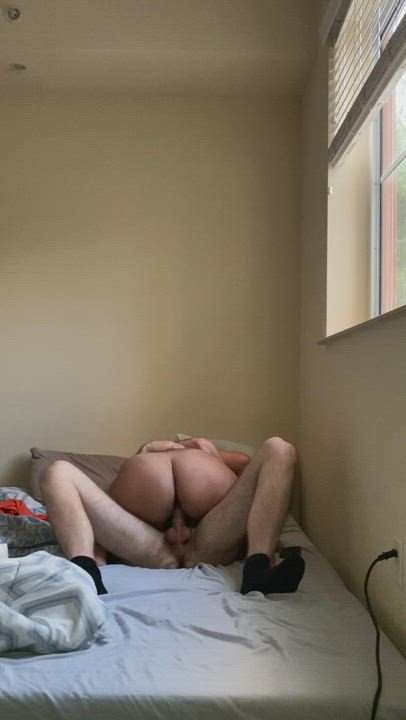 She loves when I hold her against me and pound her tight pussy with every inch 😩 : video clip