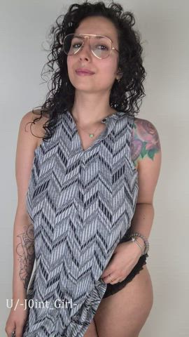 Nothing under my dress except for a pair of big natural tits (OC) : video clip