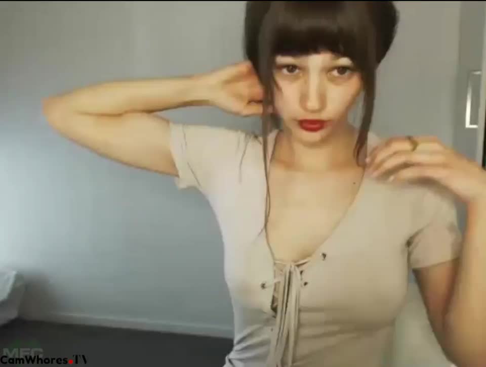 Of Playing With Her Perfect Tits : video clip