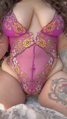 Could you watch me bounce these tits all day? : video clip
