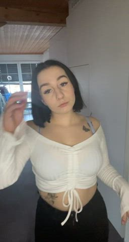 I matched my bra and panties. Wanna see? : video clip