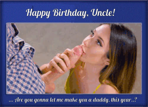 She's been trying - every years, since she turned 18 - to talk me into putting a baby in her... FOUR years, now. This year, I think I WILL! What's a little 37 year age gap, between lovers, right? : video clip