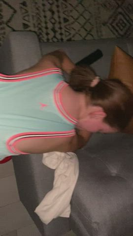 She finally let me in the backdoor. Interracial homemade pov : video clip