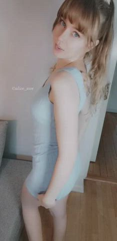 Guys my age don't like my body, but maybe you guys appreciate smaller boobs? 🥺 : video clip
