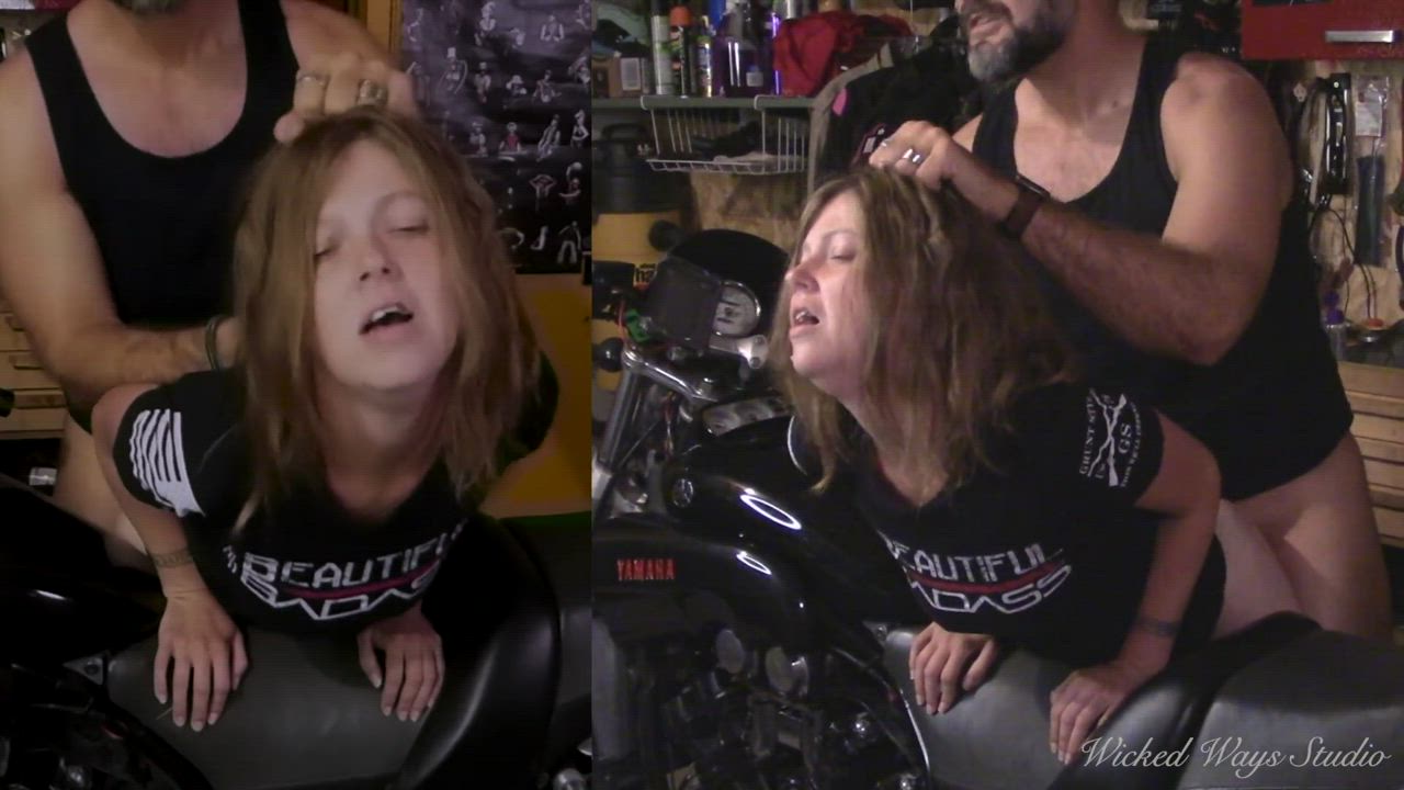 Please cum in my ass Biker Babe Lets Me Fuck Her Perfect Ass Bent Over My Motorcycle PAINAL : video clip