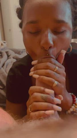 BWC interracial blowjob : video clip