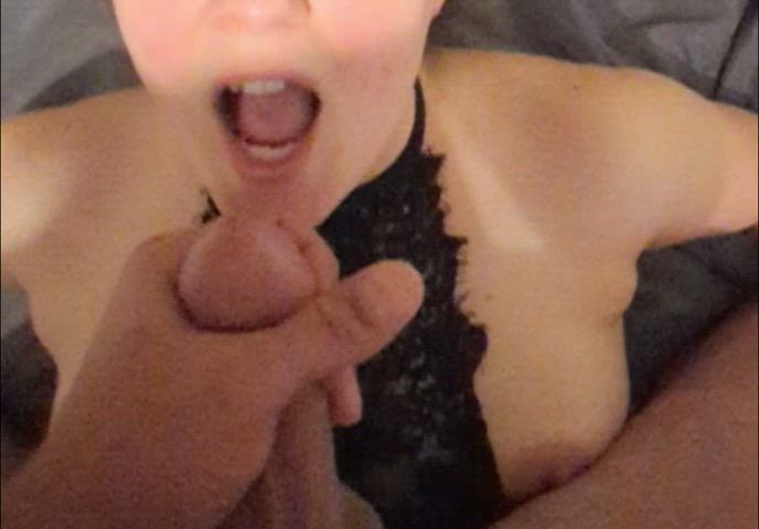 nothing makes me happier than a face and mouthful of cum : video clip