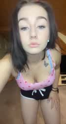 (18) If at least one guy wants to see me strip more often, I'll celebrate and fuck myself💕 : video clip