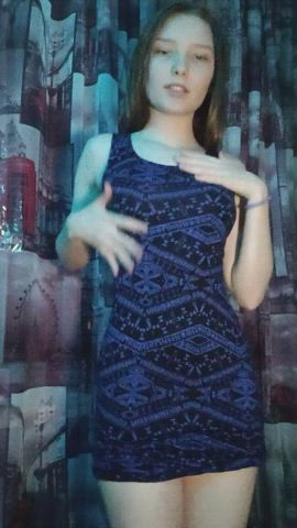 Any older man that likes my pale tits? : video clip