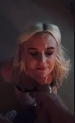 I love being covered in cum, where would you blow your load on me? 😍 crazy little cumslut will beg you for it, links in bio for more : video clip