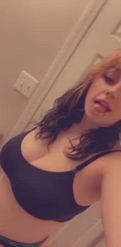 Showed off my new underwear bottoms to the weed delivery guy : video clip