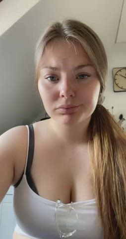 Should I sit on your face first? Or on your cock? : video clip