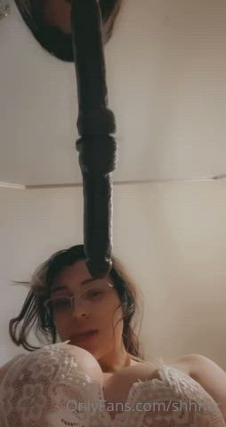 from below, toy on mirror : video clip