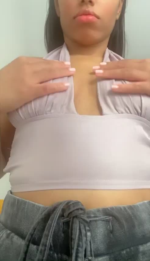I hope my teen tits are suitable for your cock : video clip