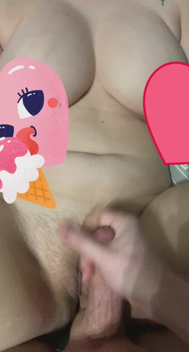 She loves being covered in my cum but not how far it goes, would you mind? : video clip