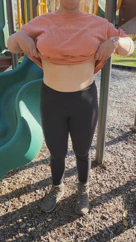 just me being naughty again at the park [GIF] : video clip