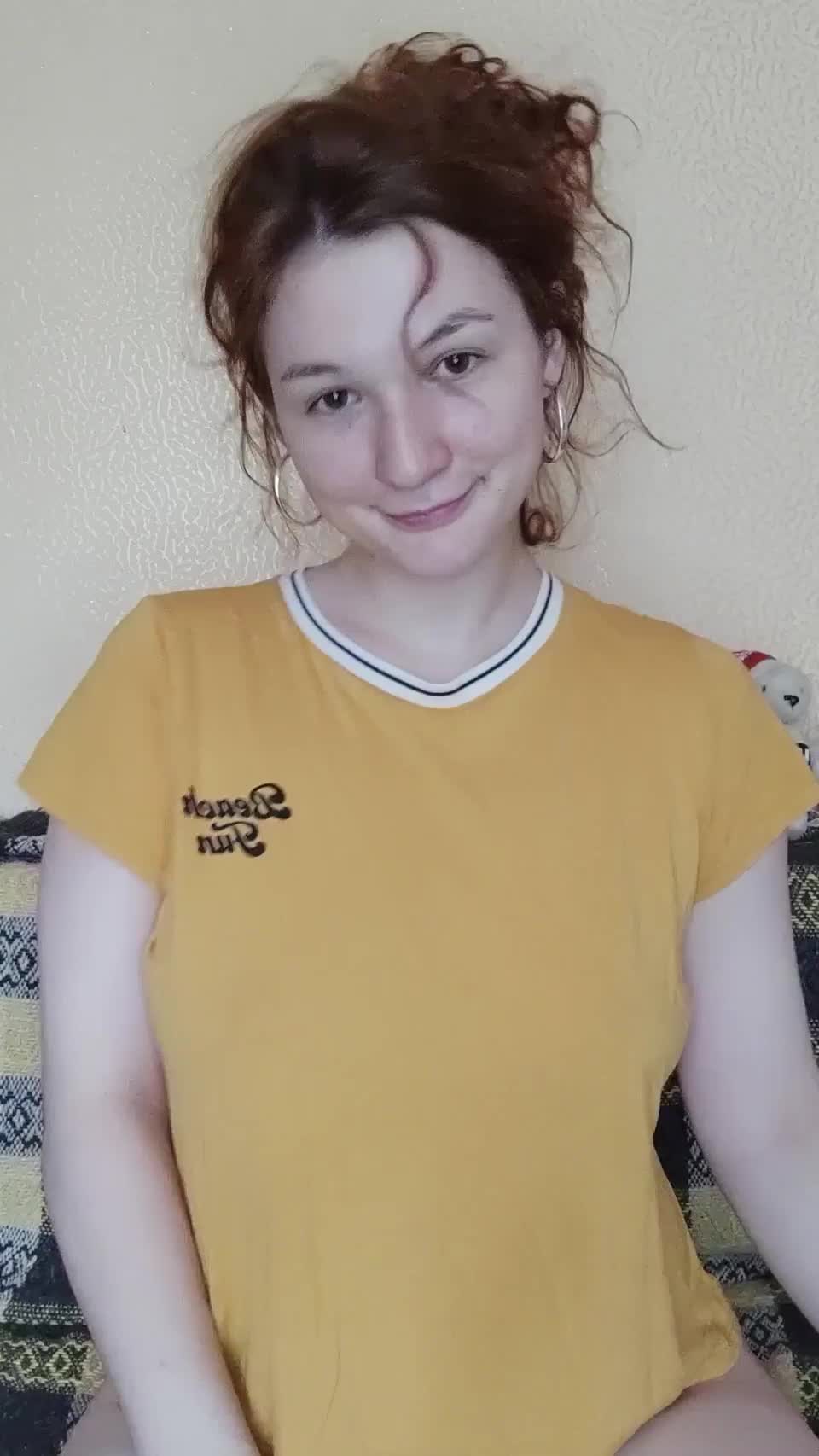 Just my usual self showing boobies : video clip