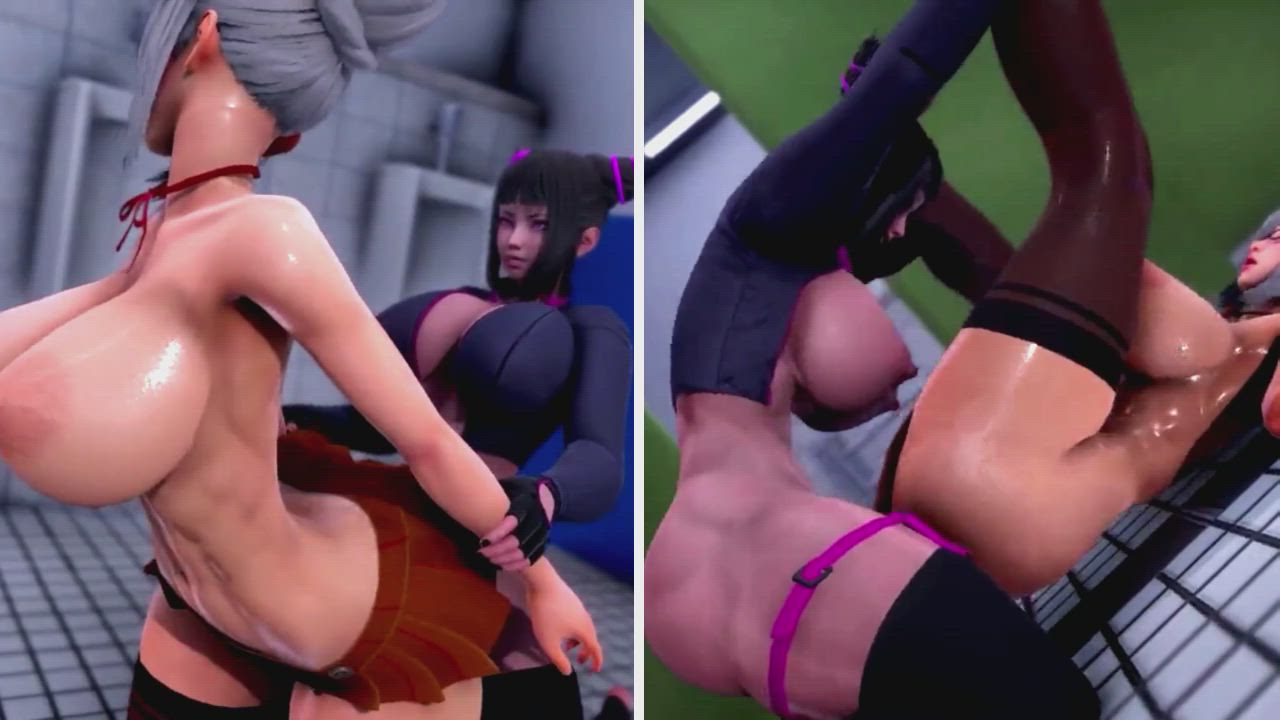 Meiko dominated by Futanari Juri (vldstudio) [street fighter x prison school] : video clip