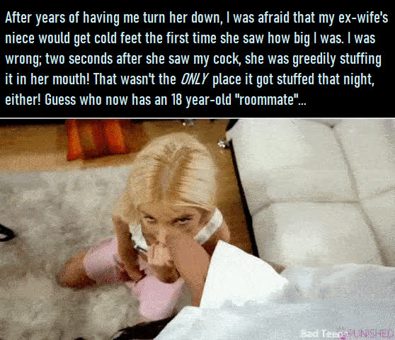 I'm not - "technically" - be her uncle anymore... The hard part, is talking her into not making me a daddy... YET. : video clip