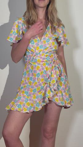 Does it bother you that I don't wear panties under my sundress? : video clip