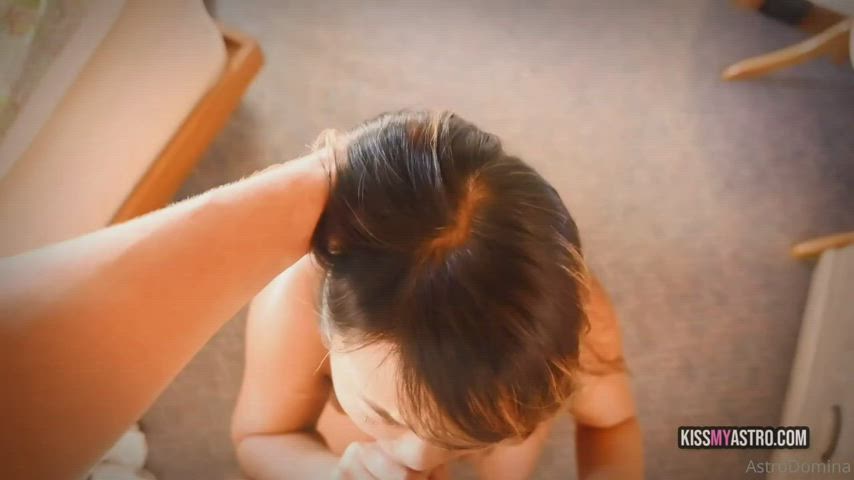 Astrodomina gets her face covered : video clip