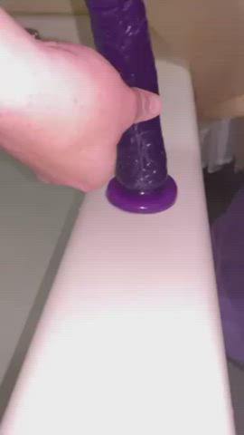 Riding my new suction toy : video clip