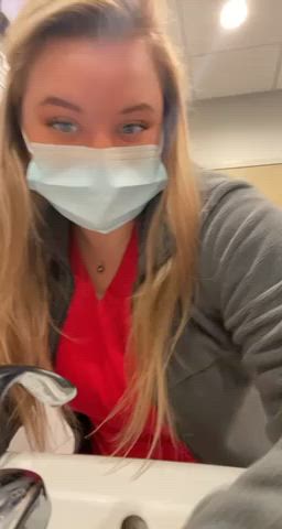 Enjoy these nurse titties @ work ❤️‍🩹 : video clip