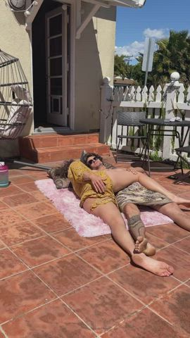 Nudist neighbors are always getting freaky.. [MF] MILF : video clip