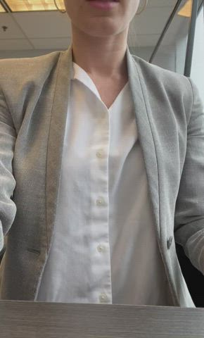 Mind if I flash you my titties at work? : video clip