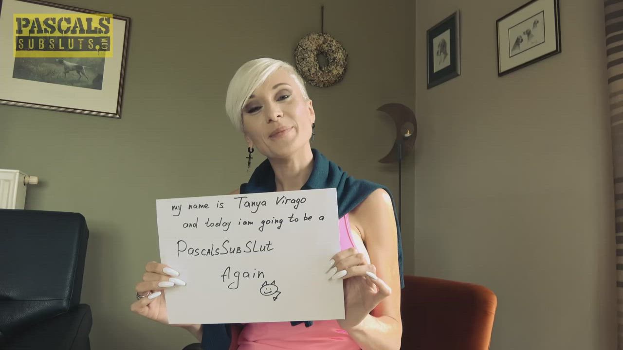 Stunning mature slut Tanya returns to us a second time, but you'll notice something new about her right away. : video clip