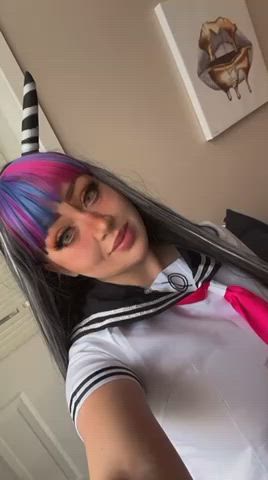 If you need a cosplay girl to warm your cock this waifu is available : video clip