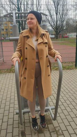 One guy noticed me and my big boobs at this outdoor gym and followed me around for about 10 minutes. Heh [GIF] : video clip