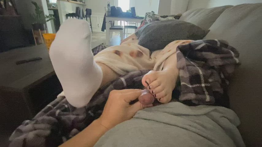 Foot Fetish Footjob Socks Porn GIF by sckedfeet (hope this works) : video clip
