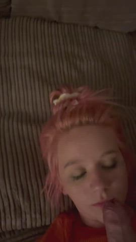 Forced me to suck and take a facial! : video clip