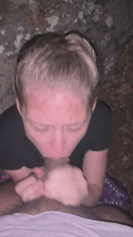 On my knees in the trees! : video clip