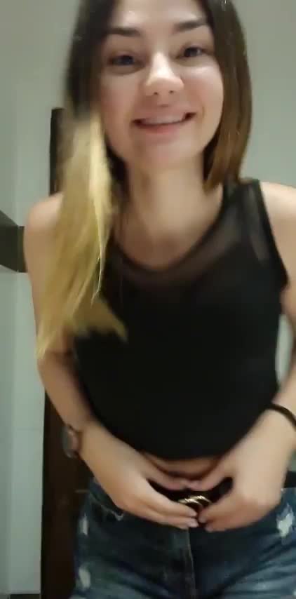 would you go with me to the toilet in a cafe?🤭 : video clip