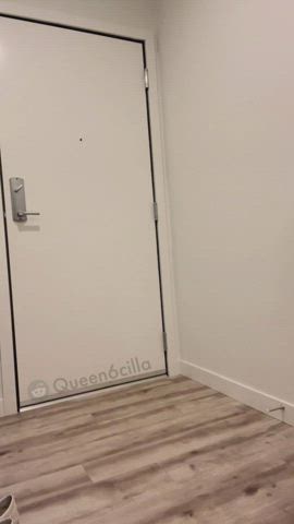 It was hard to keep a straight face with the delivery driver staring at my tits [gif] : video clip