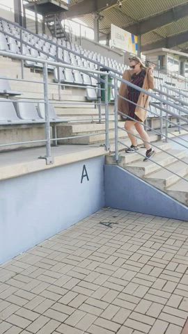 And there's a goal! The stands are cheering, and the stadium surveillance operators certainly are. Heh [GIF] : video clip