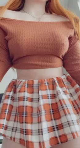 Can’t wait to go to my college classes tomorrow with no bra or panties on : video clip