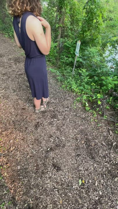 One of the trail-workers saw us take this ;) [OC] [MF] : video clip