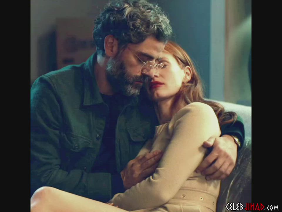 Jessica Chastain in her new show : video clip