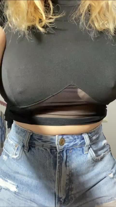 I need a cock between these! : video clip