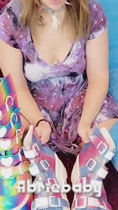 A day in the life of an 18 year old cumslut [Abriebaby] : video clip