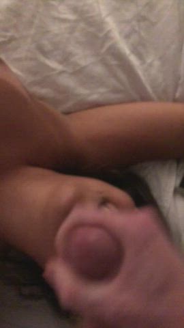 begging me to cum on her pretty face like a good little slut : video clip