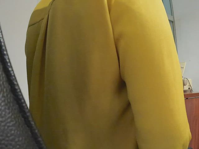 My boobs at office... : video clip