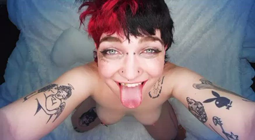 she’s ready for her face to be covered : video clip