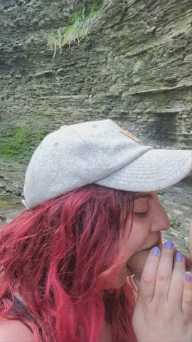 we found a waterfall 😛 : video clip