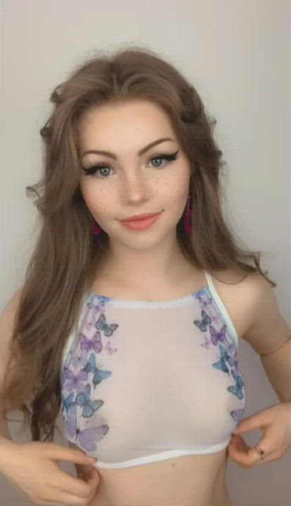 Okay, i know they're not big... butttt my nips are hella cute :P : video clip