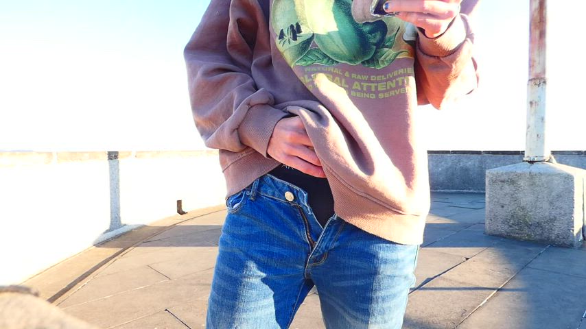 was caught edging in public ;/ : video clip