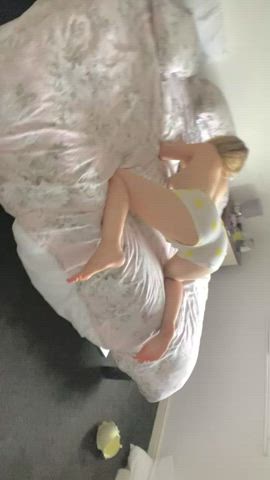 Bent over ready to be used : video clip